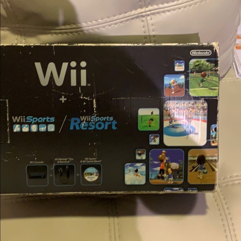 Wii sports resort set with wii fit plus